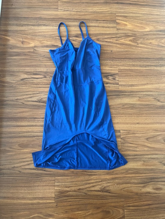Dresses & Skirts - Sleek Cobalt Blue knee length bodycon Dress with Spaghetti Straps